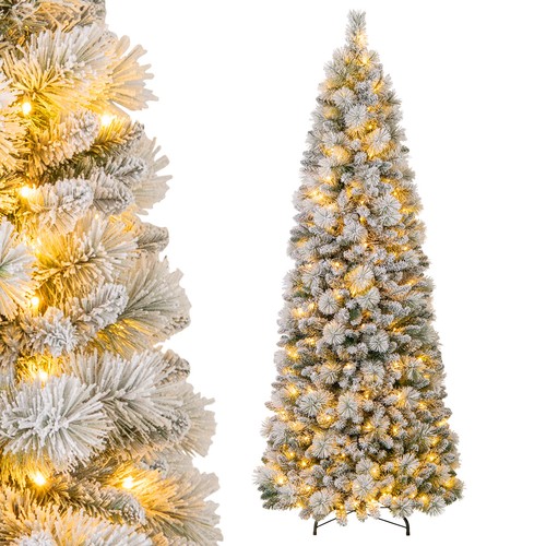 7ft pre lit artificial - 7ft, pre-lit