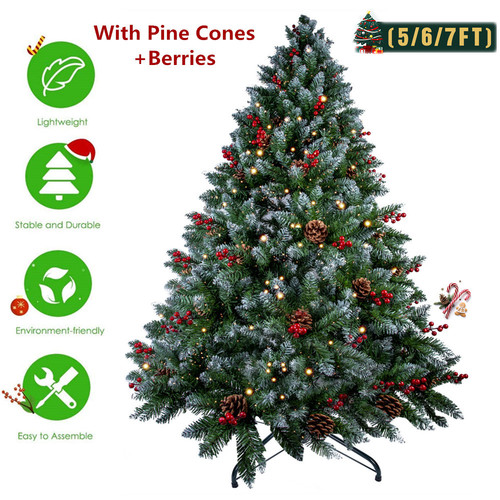 7ft artificial spray - artificial, white