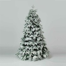 Snow Flocked Christmas Tree