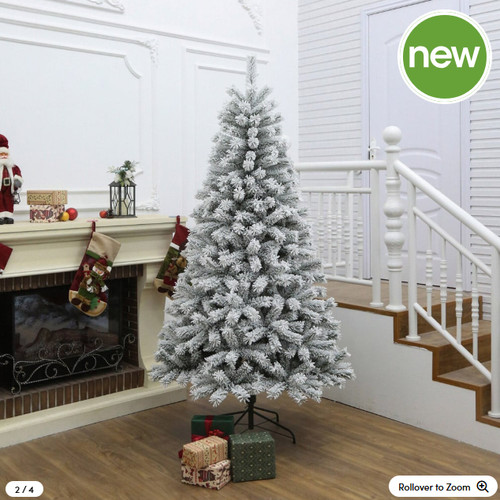 Wilko 7ft snow - snow, flocked